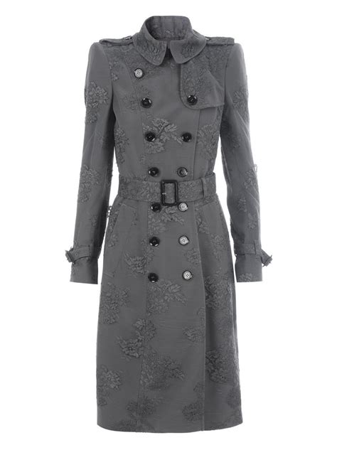 burberry prorsum grey coat|burberry trench coats for women.